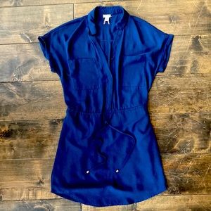 Dynamite navy tunic dress small (s)